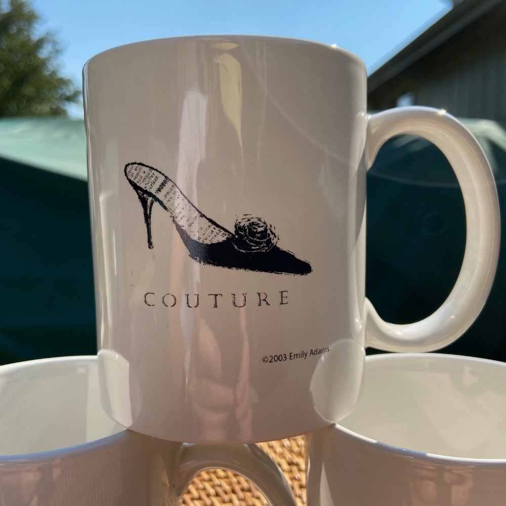 3 - RARE Find - Emily Adams Couture Coffee Mugs - Picture 10 of 11